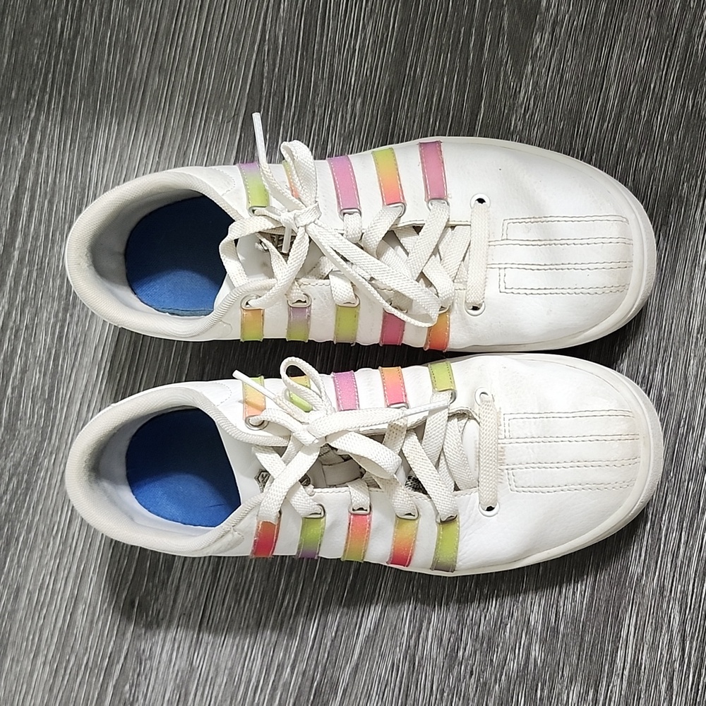 White 9.5 womans k-swiss